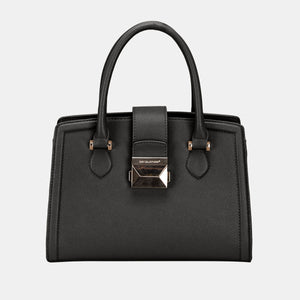 David Jones PU Leather Handbag - Black / One Size - Bags