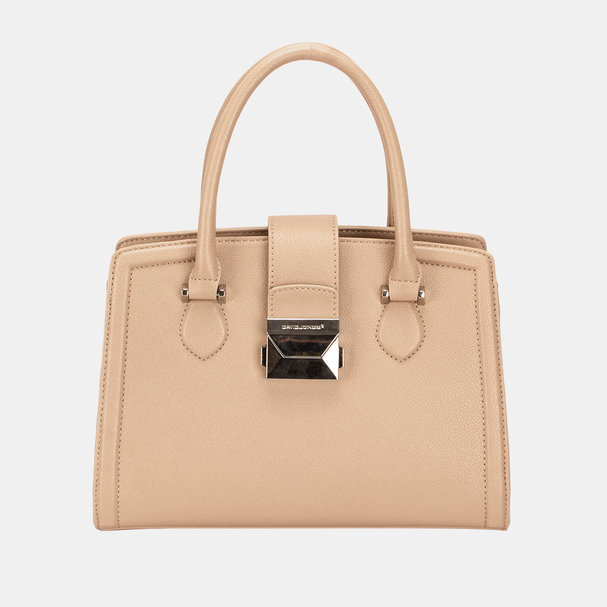 David Jones PU Leather Handbag - Camel / One Size - Bags