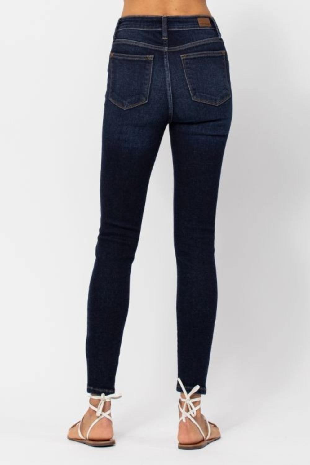 High Waist Handsand Skinny Jeans - Judy Blue - Jeans