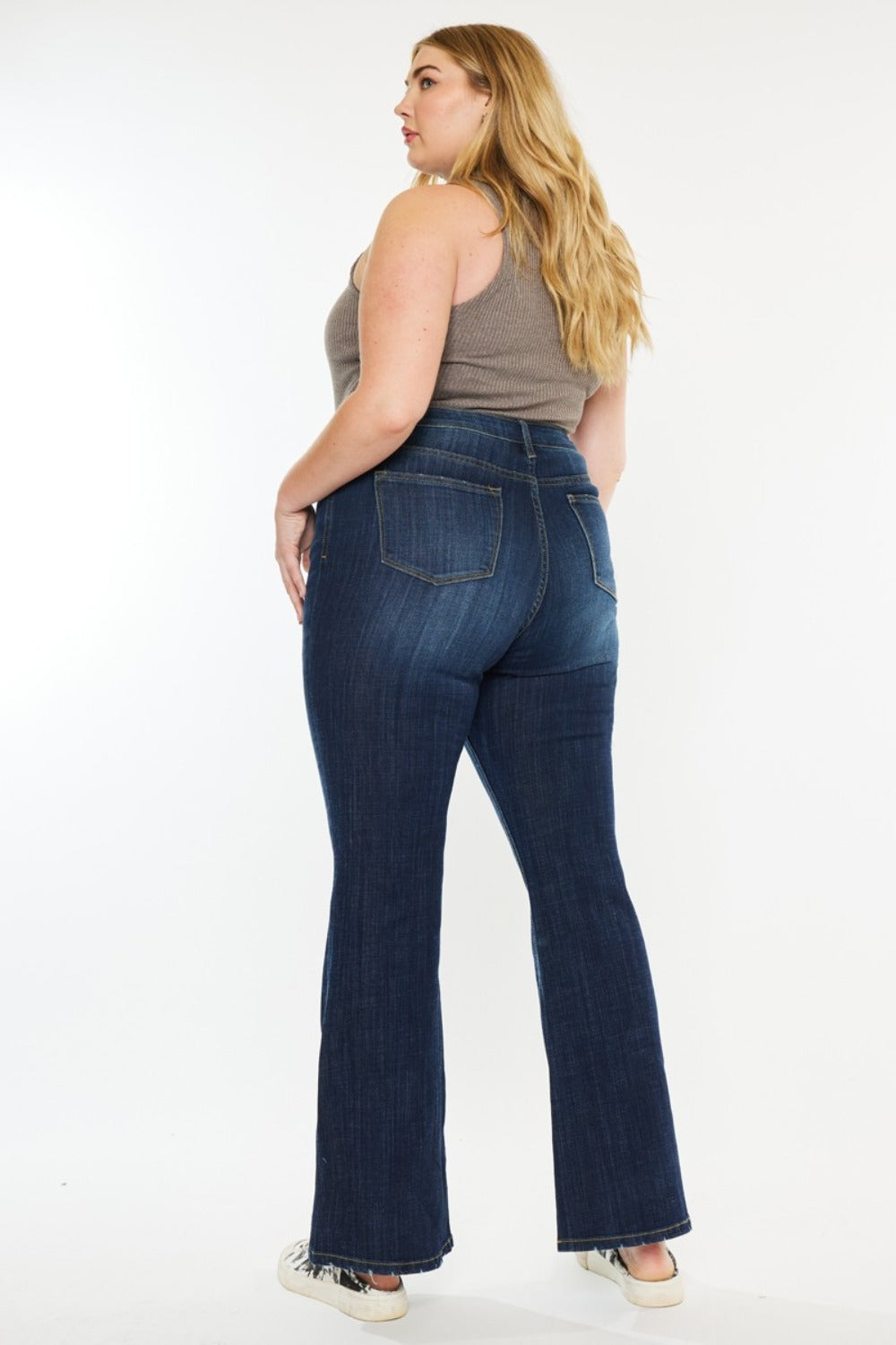 Mid Rise Flare Jeans - Kancan - Jeans