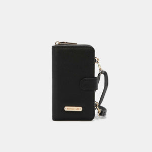 Nicole Lee USA 2 Piece Phone Case Crossbody Wallet - Black / One Size - Wallet