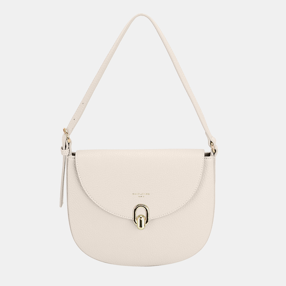 Pastel David Jones Metal Buckle Shoulder Bag - Ivory / One Size - Bags