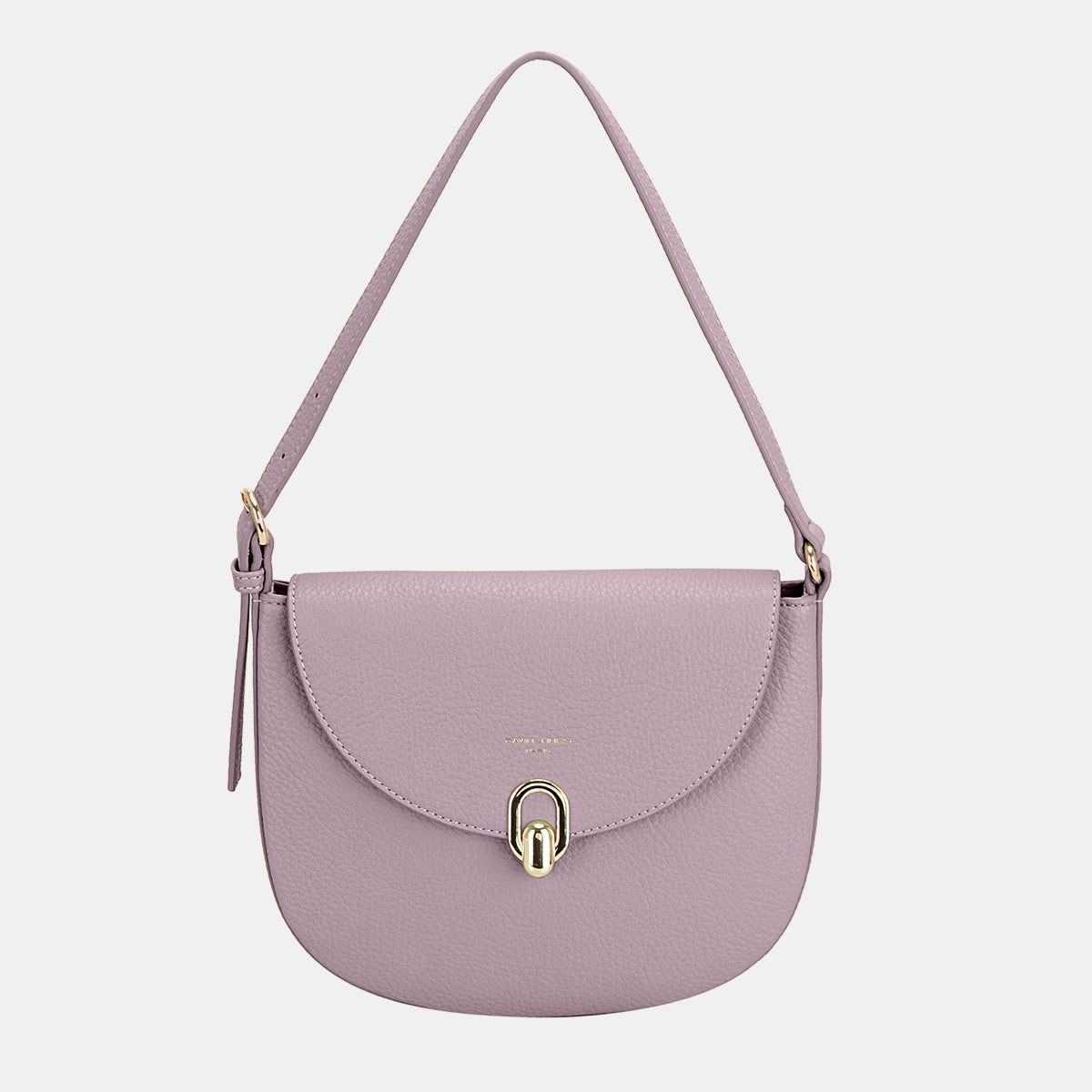 Pastel David Jones Metal Buckle Shoulder Bag - Lilac / One Size - Bags