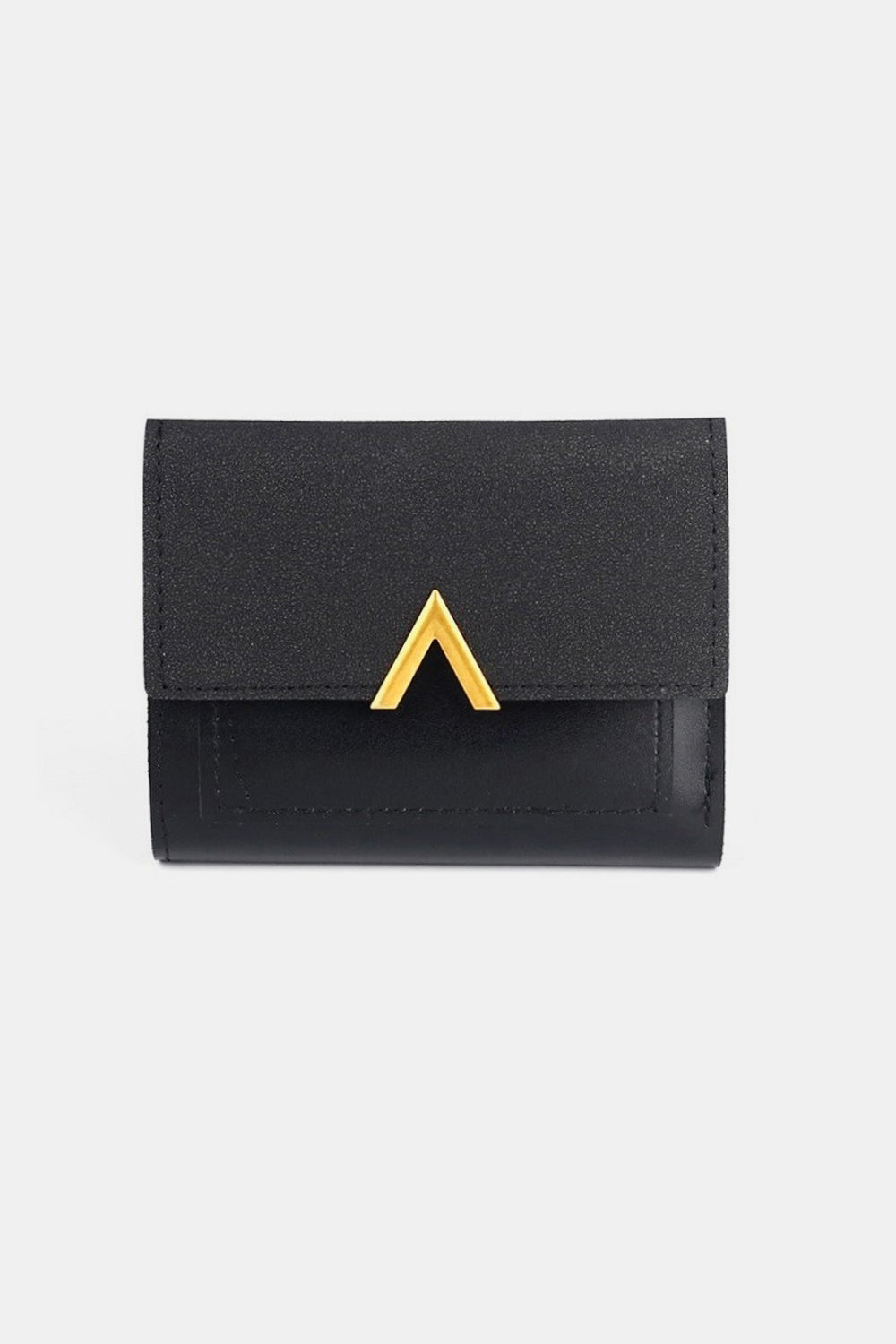 Zenana Compact Trifold Wallet - Black / One Size