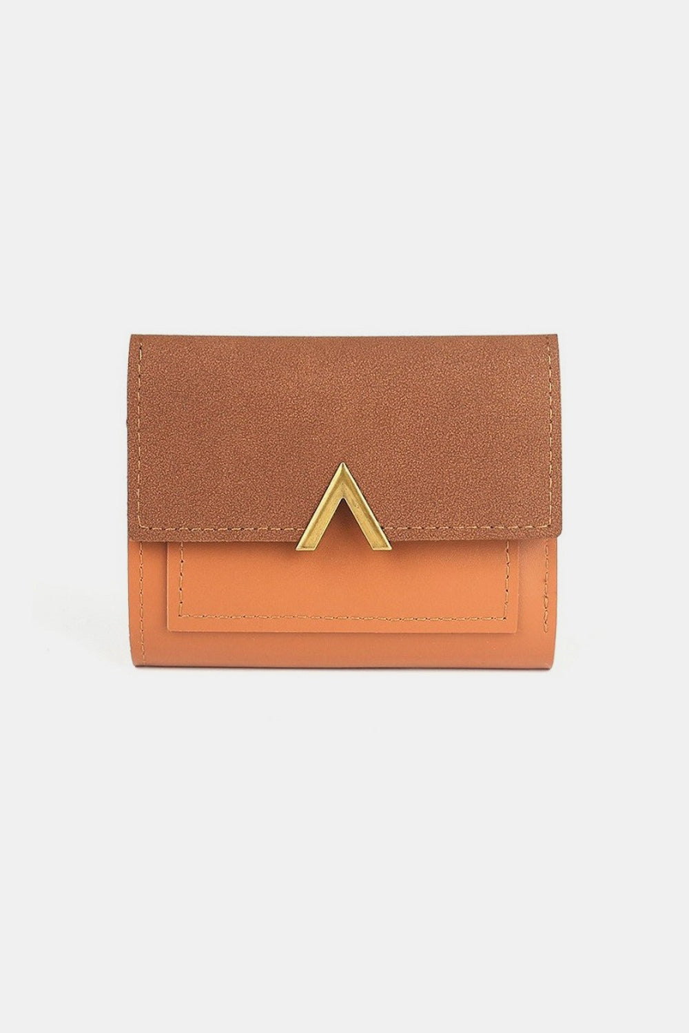 Zenana Compact Trifold Wallet - Camel / One Size